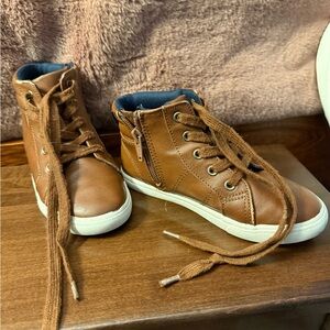Cat & Jack Tan High-Top Kids Sneakers